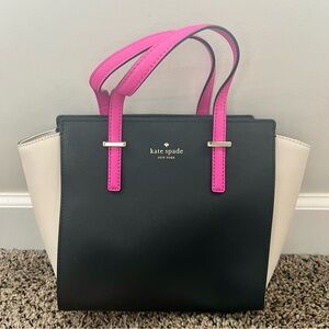 Kate Spade Black, Pink, and White Cedar Street Hayden